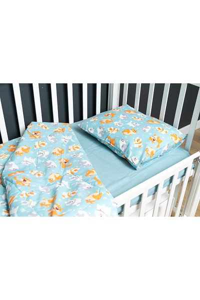 Kidboo Baby Duvet Cover Set Cat 3 Pieces with Bag 100X150