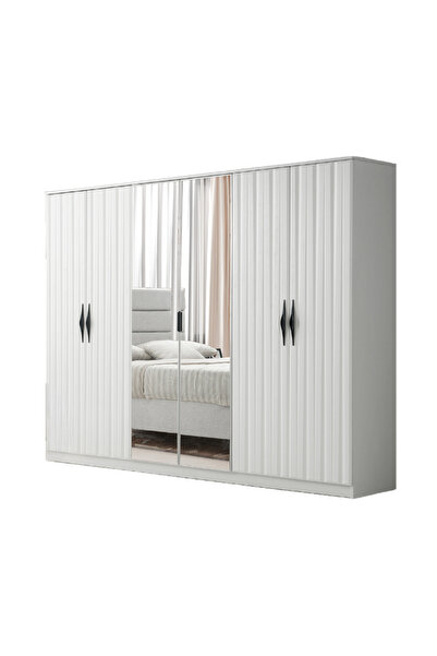 Avm 24 Kaz 6 Kapaklı %100 MDF Gardırop |  Teslimat ve Kurulum