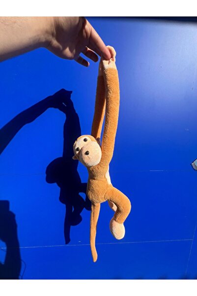 charisa Elleri Yapışan Oyun Ve Uyku Arkadaşı Peluş Maymun Oyuncak Sarılan Maymun