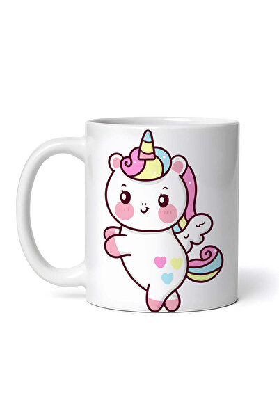 OEM Cană albă personalizată, Unicorn Dansator, INOVATIX®. 330ml