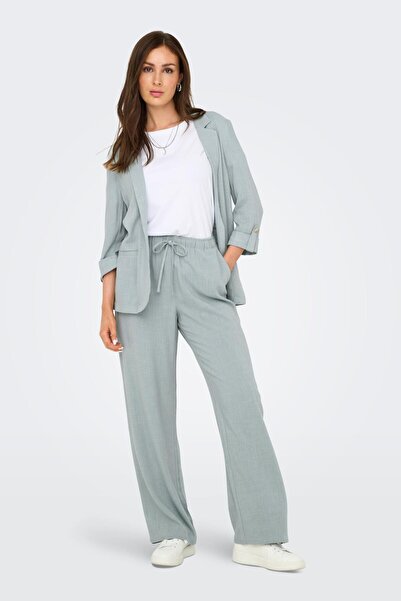 ONLY Μόνο 15322263 Onlsıesta Mw Pull-Up Linen Bl Pnt Noos Γυναικείο παντελόνι