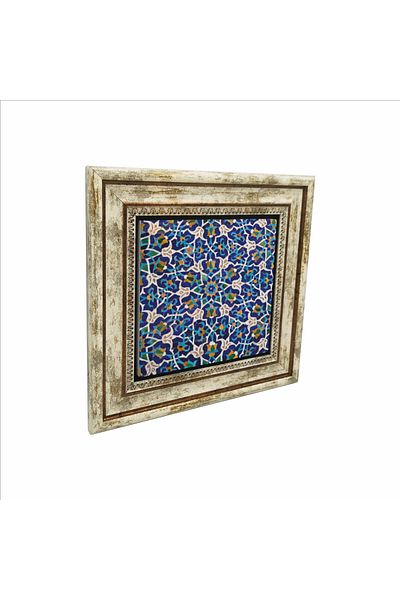 Sadrazam Friday Mosque Chinese (Iran) Printed Natural Stone Painting (25 X 25 Kd-16)