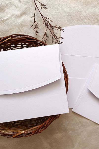 Dekorden 14X20 cm Thick Invitation Envelope - 100 Pcs