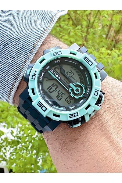 Ferrucci Jaga Men's Wristwatch with Chronometer Black Silicone Cord