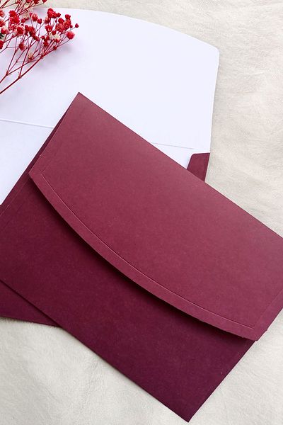 Dekorden 14X20 cm Thick Invitation Envelope - 100 Pcs