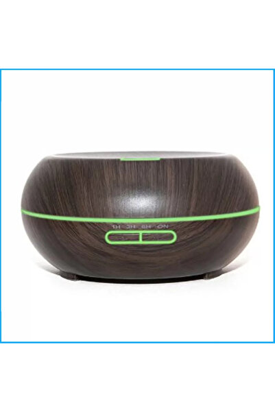 MACVI Macvi® Aromatherapy Diffuser 550 ml, Brown, with 7-color LED and humidifier function