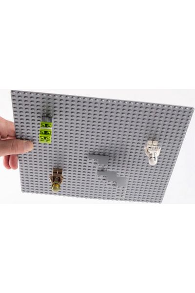 İntelliGames Gray Plate Floor-For Puzzle Toys- Building Toy Floor Plate-25Cmx25Cm Dimensions