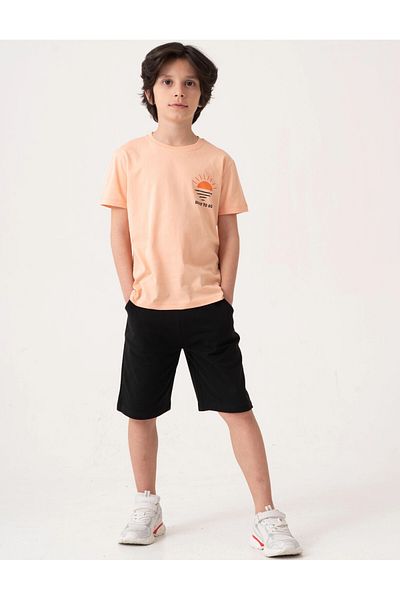My Hanne Beach Side Back Printed Boy's Suit