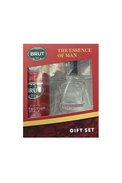 Brut Attraction Totale EDT 100 ML The Essence Of Man Gift SET