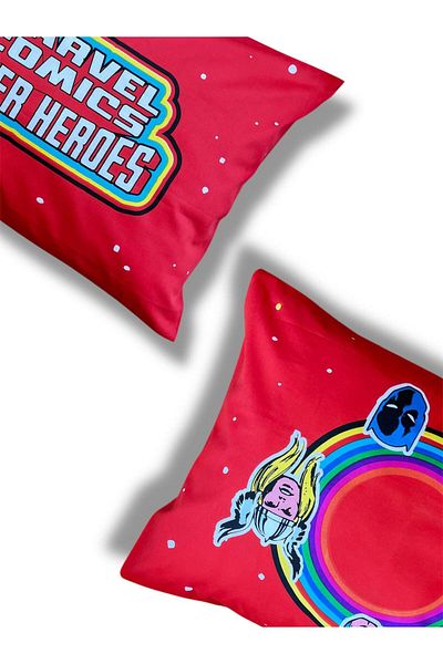 Taç Marvel Super Heroes 100% Cotton Fabric 1 Piece Pillow Case 50X70 cm
