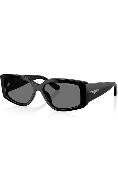 Vogue Ochelari de soare polarizați pentru femei Vogue VO5642SU W44/81 55, Plastic, Negru, 55 mm