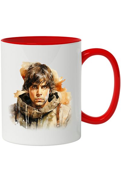 StoryGift Romania Luke Skywalker Mug, Star Wars, Film, Sci FI, Character, Multicolor 330 ml, Ce, Cu,STG