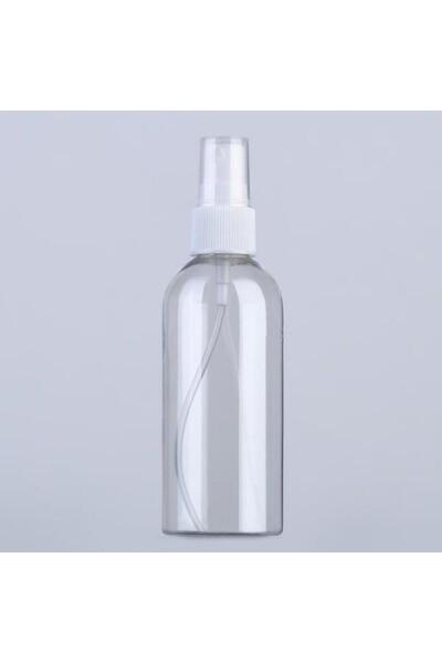 makrobay Sprey Başlıklı 100 ml Boş Pet Şişe 5 Adet Sağlam Sert Plastik