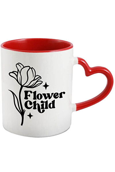 StoryGift Romania Cana Cu Text Flower Child, Flori, Copil, Floral,Ceramica, 3...