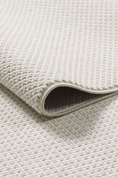 Livset Yumuşak Bukleli Krem Bej Oeko-tex Sertifikalı Oturma Odası Salon Mutfak Balkon Çocuk Halısı K142a