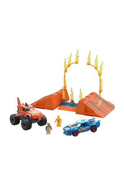 Skygo Hkf88 Mega ™   Hot Wheels ®   Smash N Crash Tiger Shark Crash Set 245 Pieces +5 Years