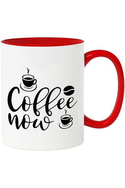 StoryGift Romania Mug for those who want to drink coffee right now with Red Handle, With Red Handle STG,ST,STG
