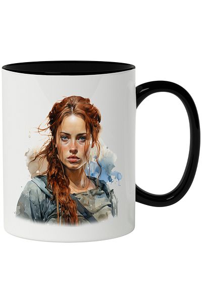 StoryGift Romania Mug With Sansa Stark, Game of Thrones, Character, TV Series, Multicolor 330 ml,, With ,STG