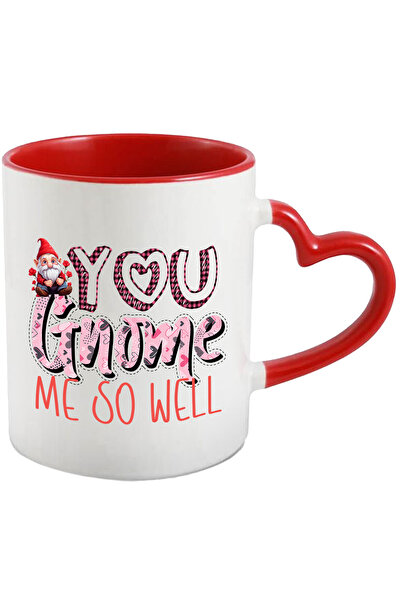 StoryGift Romania Cana cu un pitic cu barba cu mesajul "You gnome me so well"...