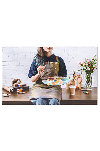 StoryGift Romania Tablou Canvas Cu Artista La Atelier - Pictura, Mainile Creatoare, Ambianta