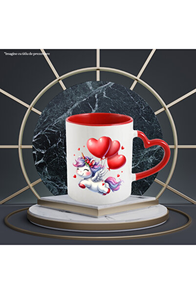 StoryGift Romania Cana cu un unicorn care zburda vesel, ilustratie, bucurie, ...