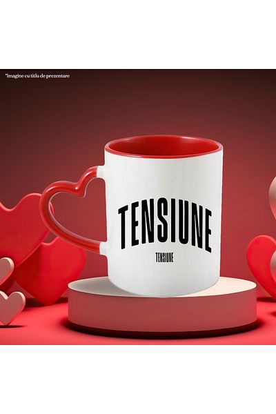 StoryGift Romania Mug The Word Tension, Motivational, Self Help, Self Understanding, Appreciation, , With ,STG