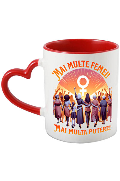 StoryGift Romania Cana Mai Multe Femei Mai Multa Putere Motivational, 330ml, ...