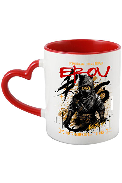 StoryGift Romania Cana EROU - PERSONALITATE, CURAJ SI RESPECT, 330ml, Ceramic...