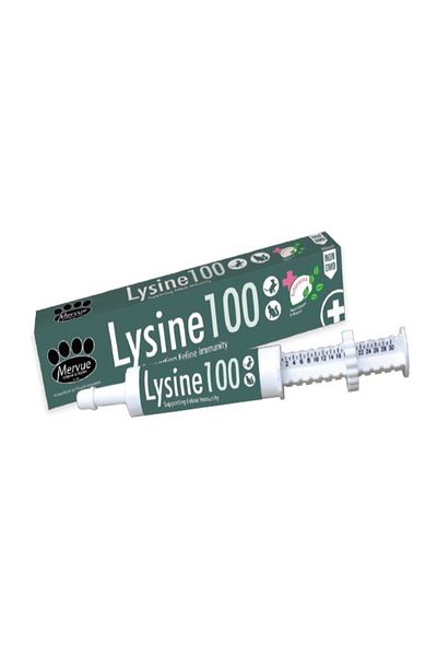 mervue Lysine 100 Immune Support Supplement for Cats, 30ml