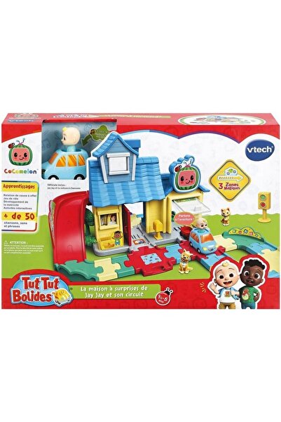VTech Baby Jucarie interactiva copii, limba franceza , Tut Tut Bolides Cocome...