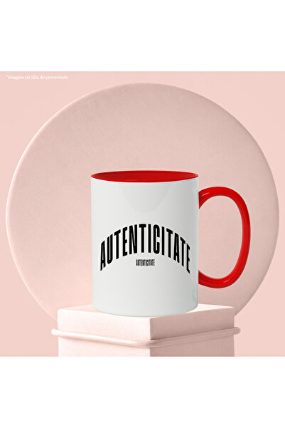 StoryGift Romania Mug The Word Authenticity, Motivational, Self Help, Self Understanding, Appreciate, With,STG