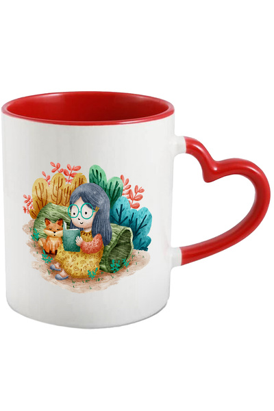 StoryGift Romania Cana Cu Printesa, Coroana, Inimi, Clama, Multicolor 330 ml ...