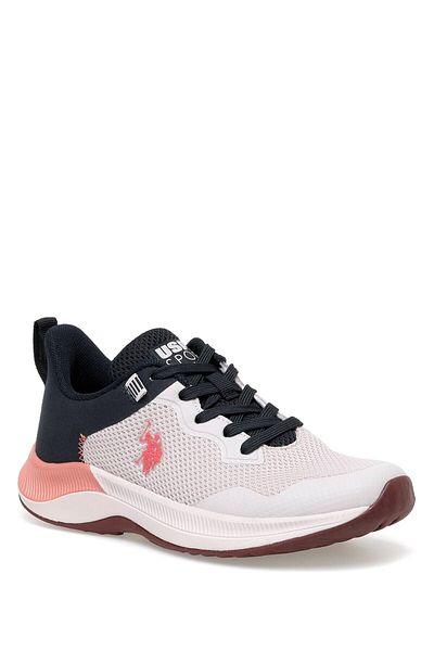 U.S. Polo Assn. Lace-Up Comfortable Sole Running Shoes Powder Women's Sneaker Powder