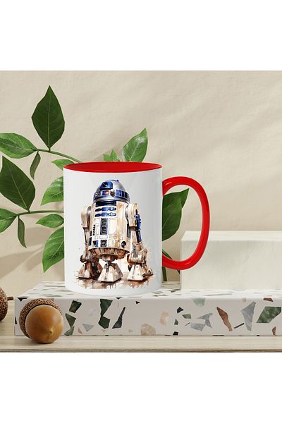 StoryGift Romania Mug With R2-D2, Robot, Star Wars, Sci Fi, Fictional Character, Star Wars, Mul, With