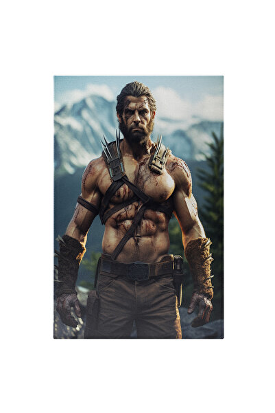 StoryGift Romania Tablou Canvas: Imaginea Unui Barbat Puternic In Peisaj Mont...