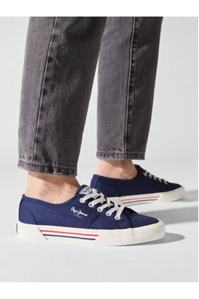 Pepe Jeans adidași pentru femei PLS31287 albaștri