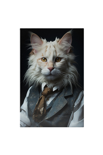 StoryGift Romania Tablou Canvas: Accentul Roze În Inima Gri A Portretului Fel...