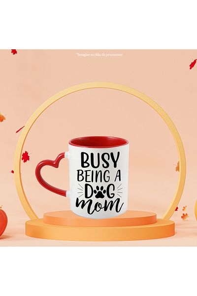 StoryGift Romania Mug for dog lovers who are busy being their mothers with Handle In, With, STG.