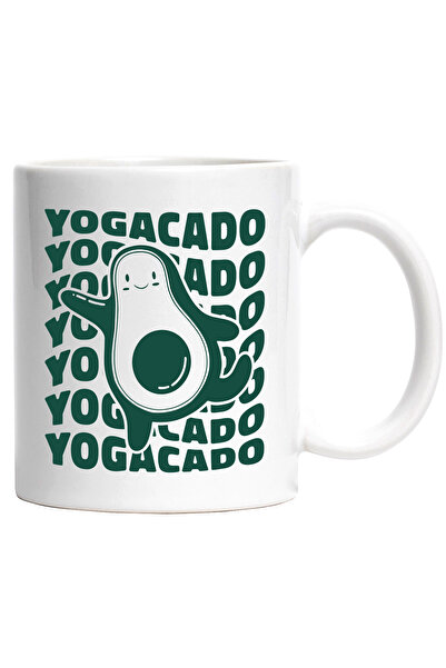 StoryGift Romania Cana Cu Mesaj Yogacado, Sport, Avocado, Sanatate, Sambure, ...