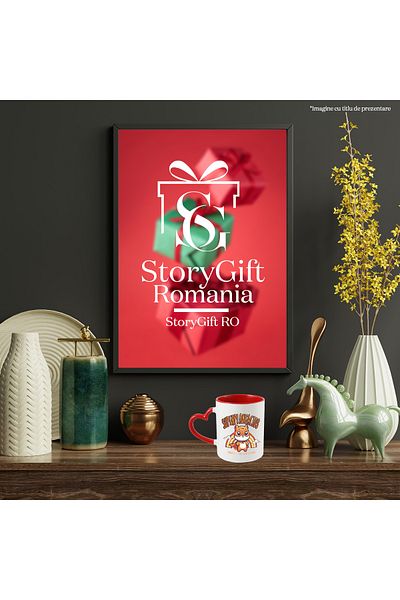 StoryGift Romania Super Crying Superhero Mug, Courage and Determination, 330ml, Ceramic with Handle, With,STG.