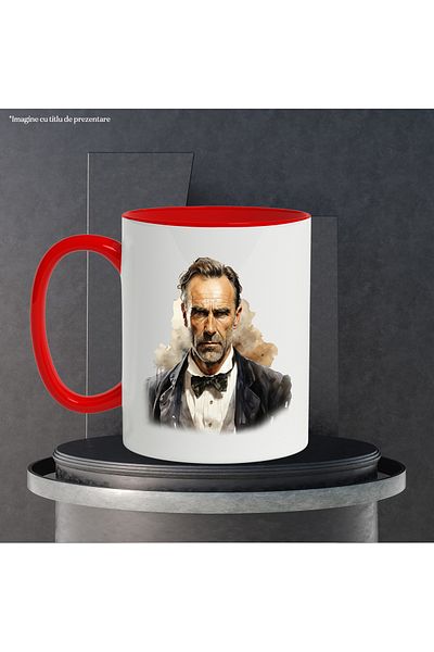StoryGift Romania Mug With Joaquin Phoenix, Actor, Director, Celebrity, Movies Multicolor 330 ml, C, With, STG