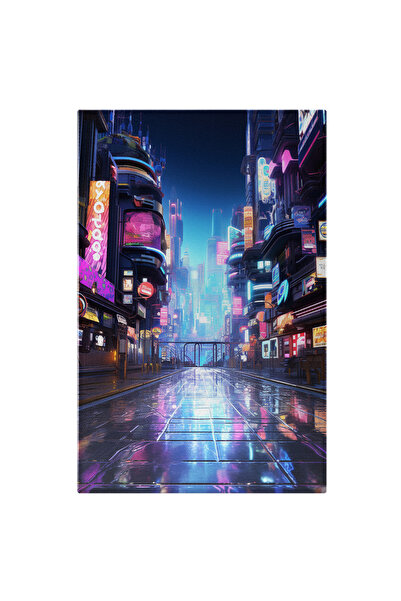 StoryGift Romania Tablou Canvas: Strada Luminata Din Tokyo Cu Cladiri Inalte ...