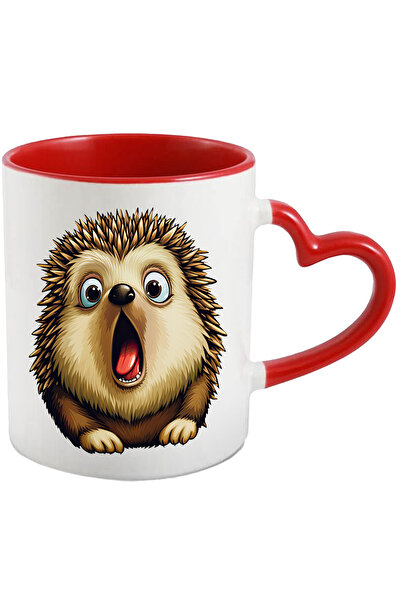 StoryGift Romania Cana cu un arici socat | ilustratie | uimit | mirat | a vaz...