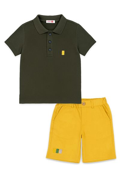 Haribo Boy's Double Set - Pike Polo Top, Gabardine Bottom