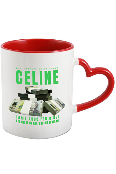 StoryGift Romania Cana __ - Banii Aduc Fericirea, 330ml, Ceramica cu Maner In...