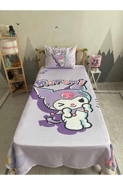 dekomingo Flowery Lila Kuromi̇ Baby and Children's Room Pi̇ke Set