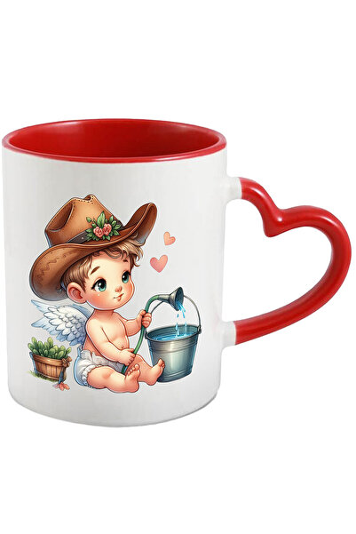 StoryGift Romania Cana cu un bebelus care umple o galeata cu un furtun | ilus...