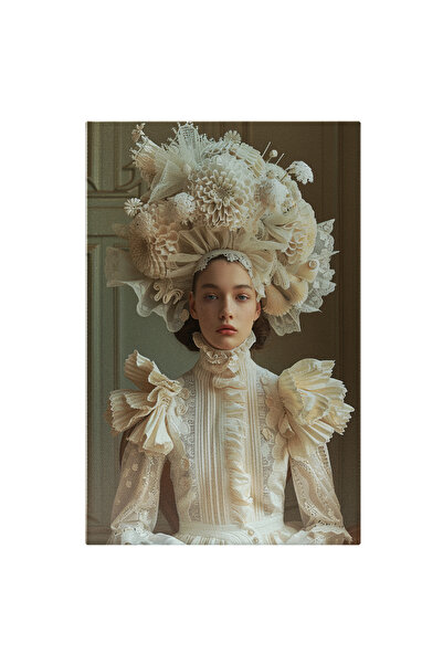 StoryGift Romania Tablou Canvas Dantela Visurilor O Pictură Vie A Feminității...