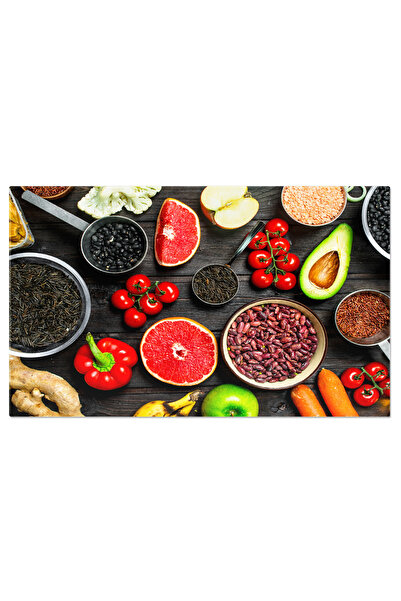 StoryGift Romania Tablou Canvas Legume Proaspete Si Condimente Organice Cu Legume O Selectie De Legume Proaspete