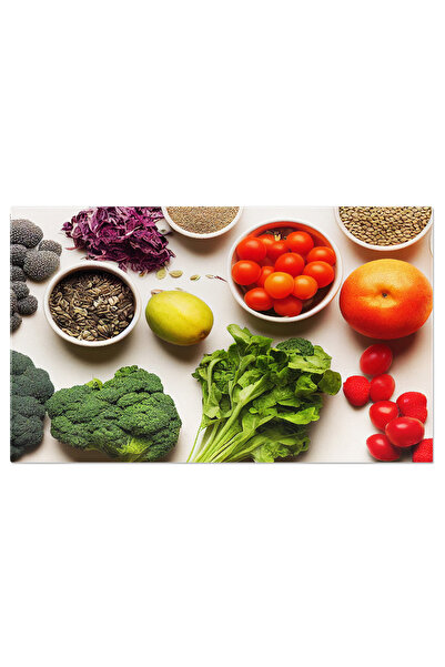 StoryGift Romania Tablou Canvas Explozie De Culoare Si Nutrienti Legume Proas...